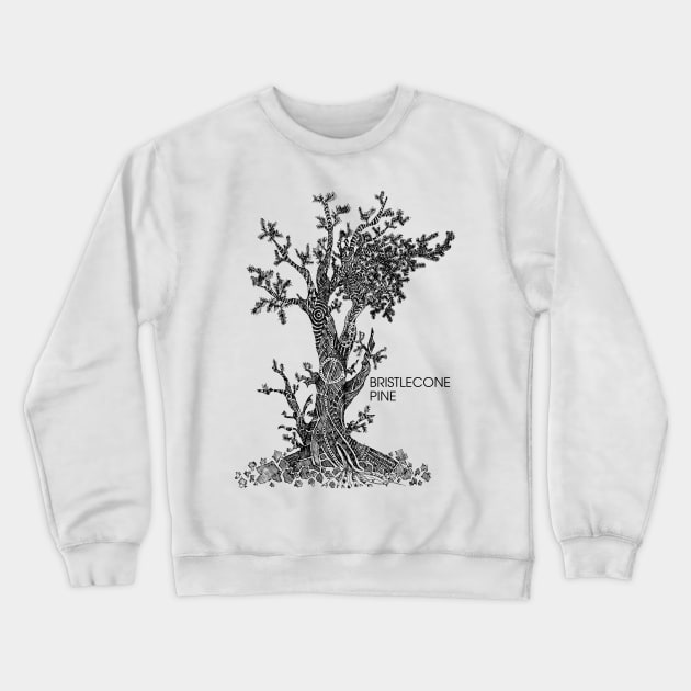 Bristlecone Pine Sketch Crewneck Sweatshirt by Hinterlund